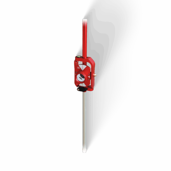 juilla Mini Prism Sliding Pole System – Red Adjustable Surveying Tool