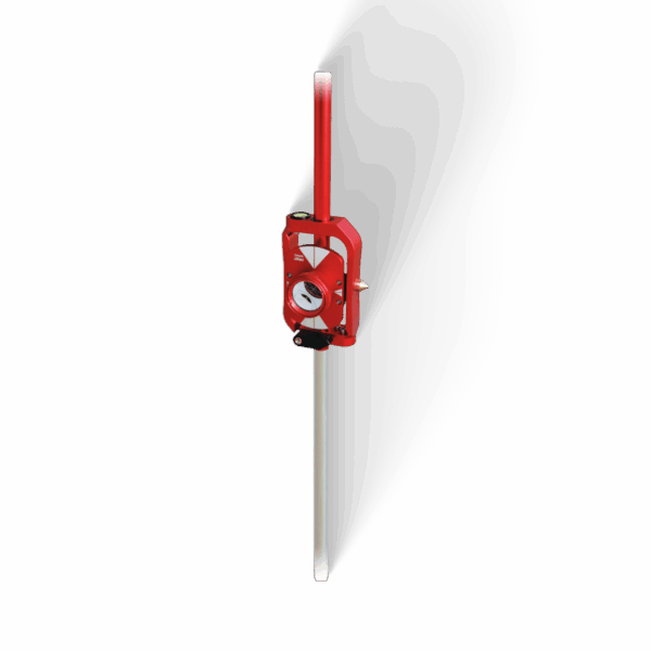 juilla Mini Prism Sliding Pole System – Red Adjustable Surveying Tool